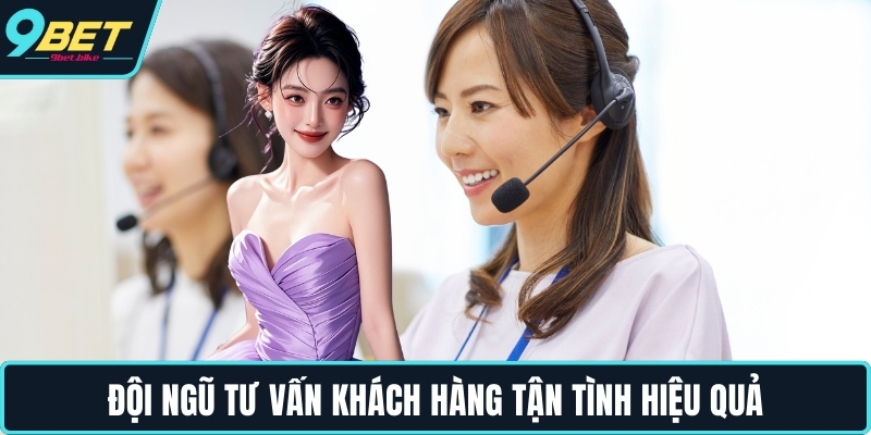 Đội ngũ tư vấn khách hàng tận tình hiệu quả Đội ngũ tư vấn khách hàng tận tình hiệu quả
