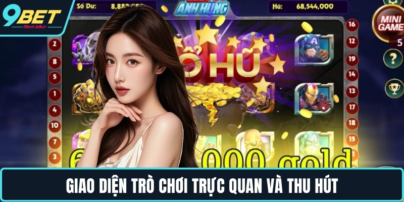 Giao diện trò chơi trực quan và thu hút