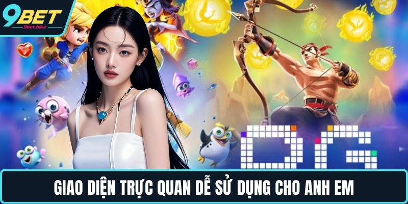 Giao diện trực quan dễ sử dụng cho anh em